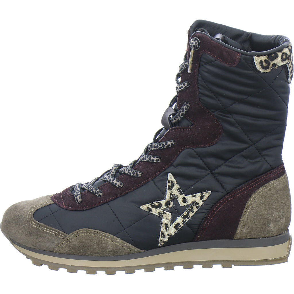Cetti Stiefel Damen Schwarz-kombi