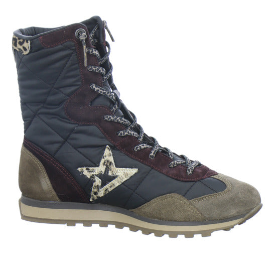 Cetti Stiefel Damen Schwarz-kombi