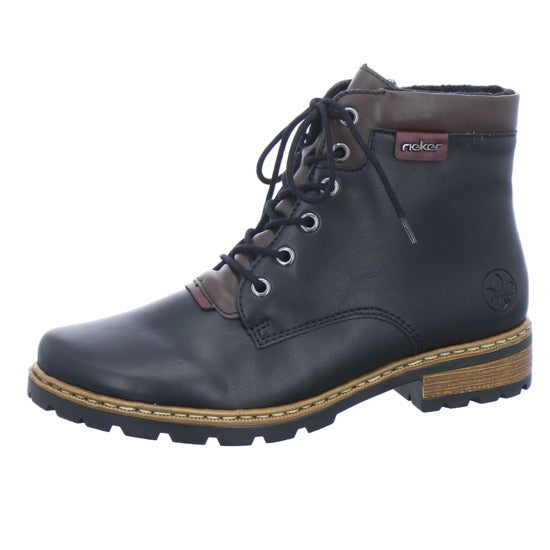 Rieker Stiefel Damen Schwarz-kombi
