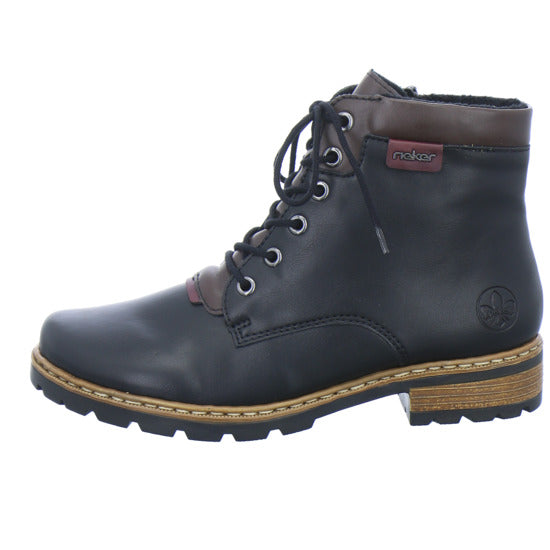 Rieker Stiefel Damen Schwarz-kombi
