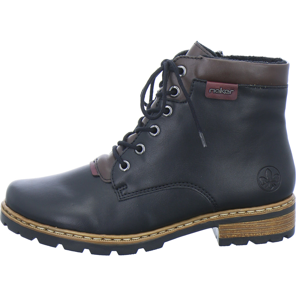 Rieker Stiefel Damen Schwarz-kombi