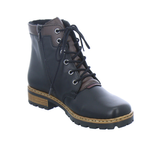 Rieker Stiefel Damen Schwarz-kombi