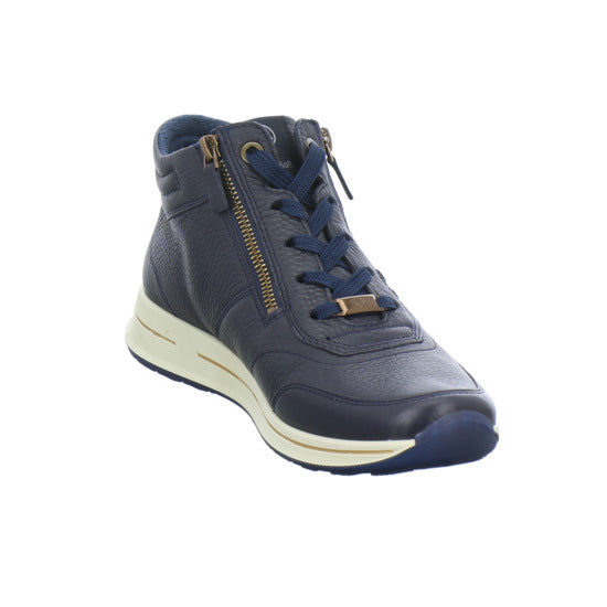 Ara Osaka Stiefel ungefüttert Dunkelblau - 360° Ansicht