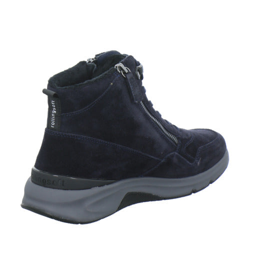 Gabor Comfort Rolling Soft Stiefel ungefüttert Dunkelblau - 360° Ansicht