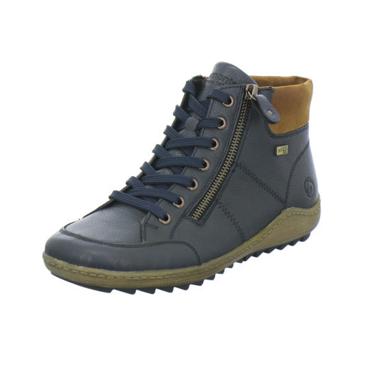 Remonte Stiefel ungefüttert Dunkelblau - 360° Ansicht