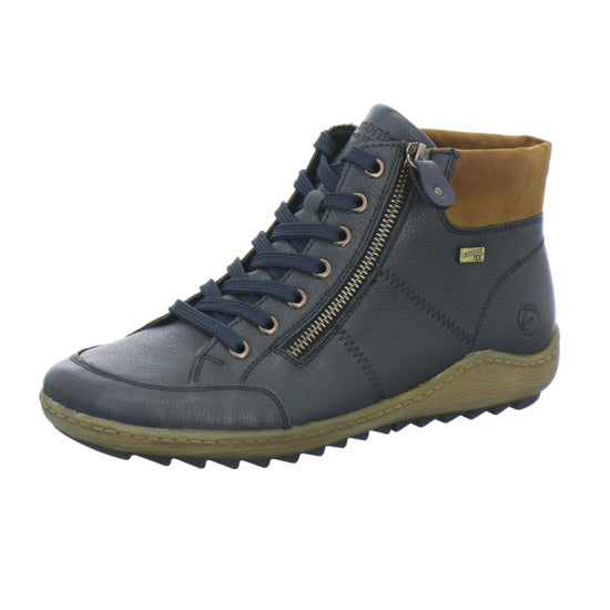Remonte Stiefel ungefüttert Dunkelblau - 360° Ansicht