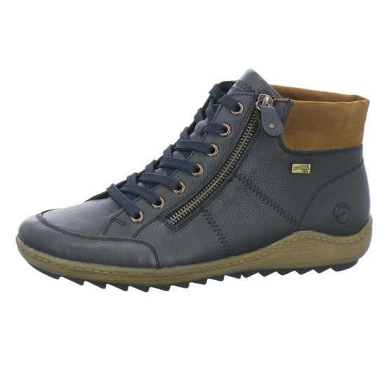 Remonte Stiefel ungefüttert Dunkelblau - 360° Ansicht