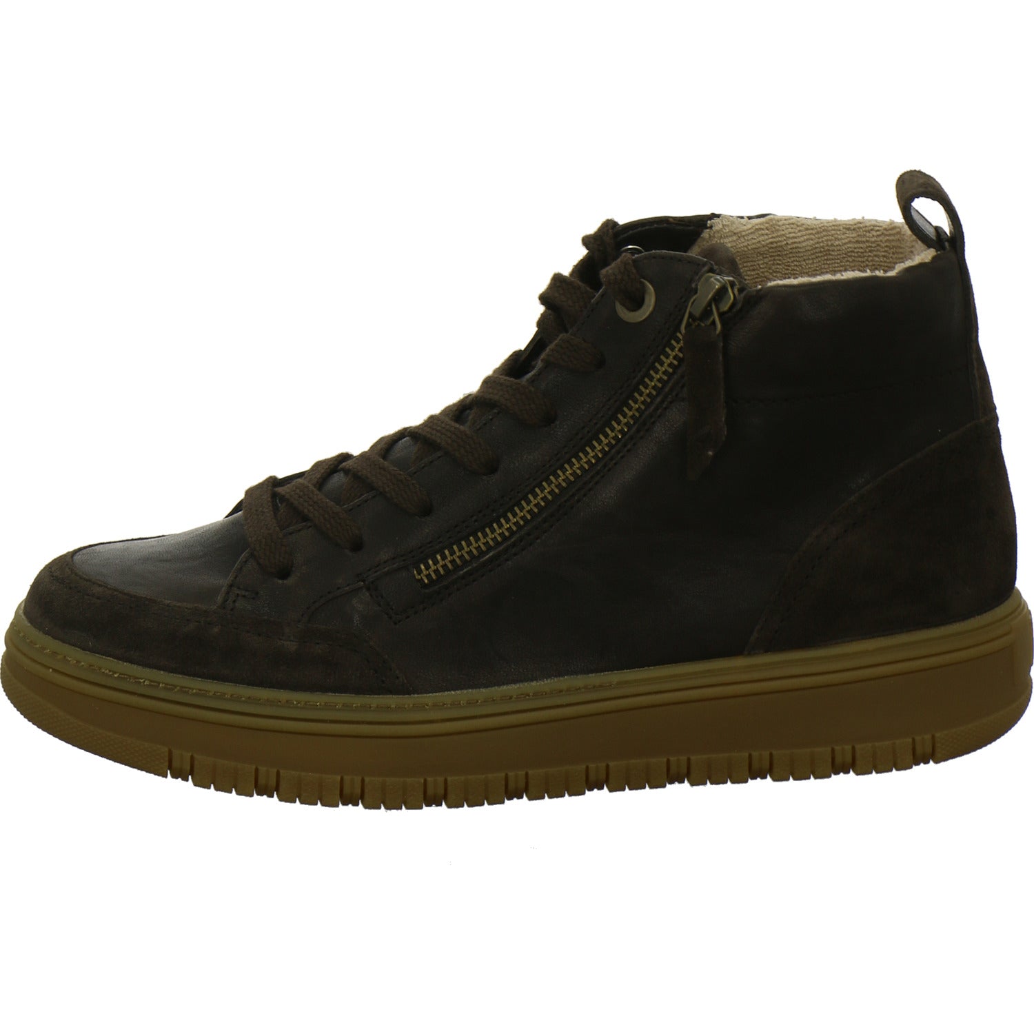 Paul Green Stiefel ungefüttert Dunkelbraun