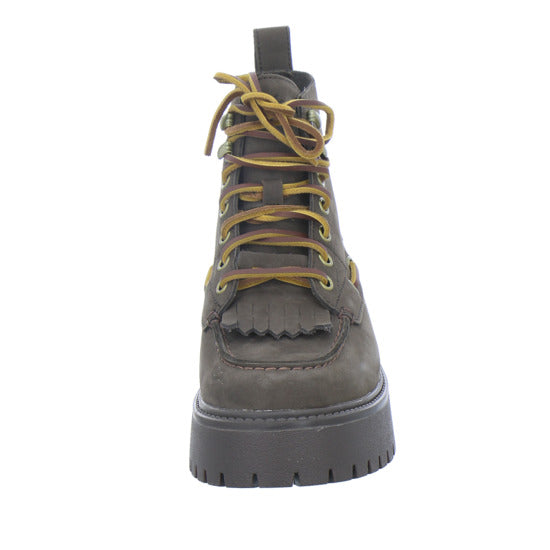 Timberland Stiefel Damen Stone Street Mid Lace Up Dunkelbraun