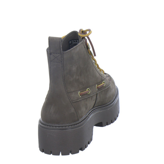 Timberland Stiefel Damen Stone Street Mid Lace Up Dunkelbraun