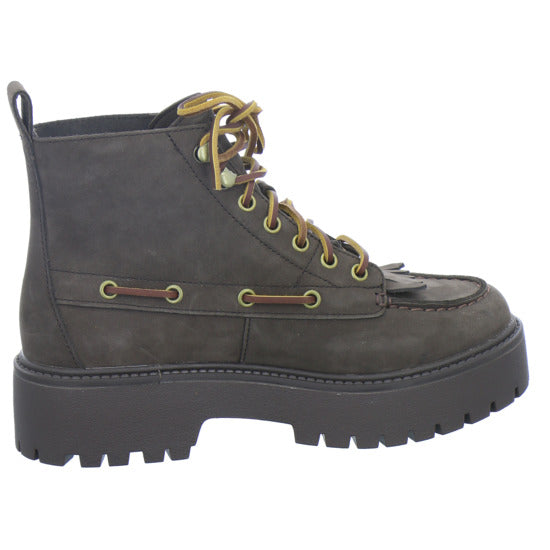 Timberland Stiefel Damen Stone Street Mid Lace Up Dunkelbraun