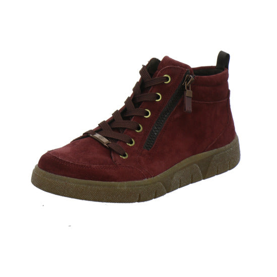 Ara Rom Sport Stiefel ungefüttert Bordeaux - 360° Ansicht
