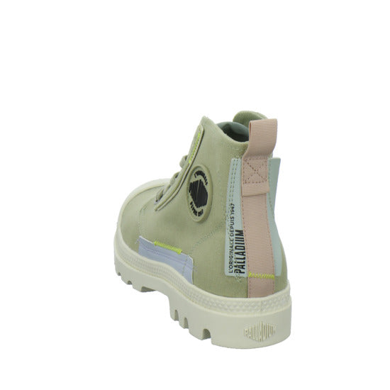Palladium Pumpa under layer Stiefel ungefüttert Hellgrün - 360° Ansicht