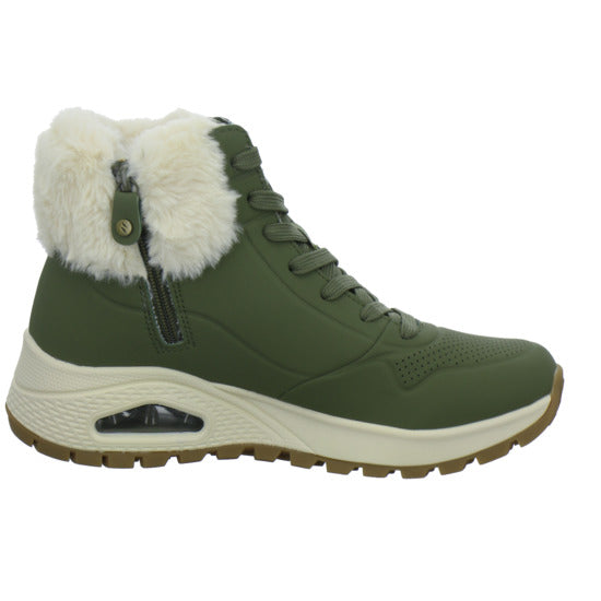 Skechers UNO Stiefel ungefüttert oliv - 360° Ansicht