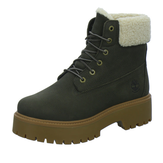 Timberland Stiefel Damen Stone Street Mid Warm oliv