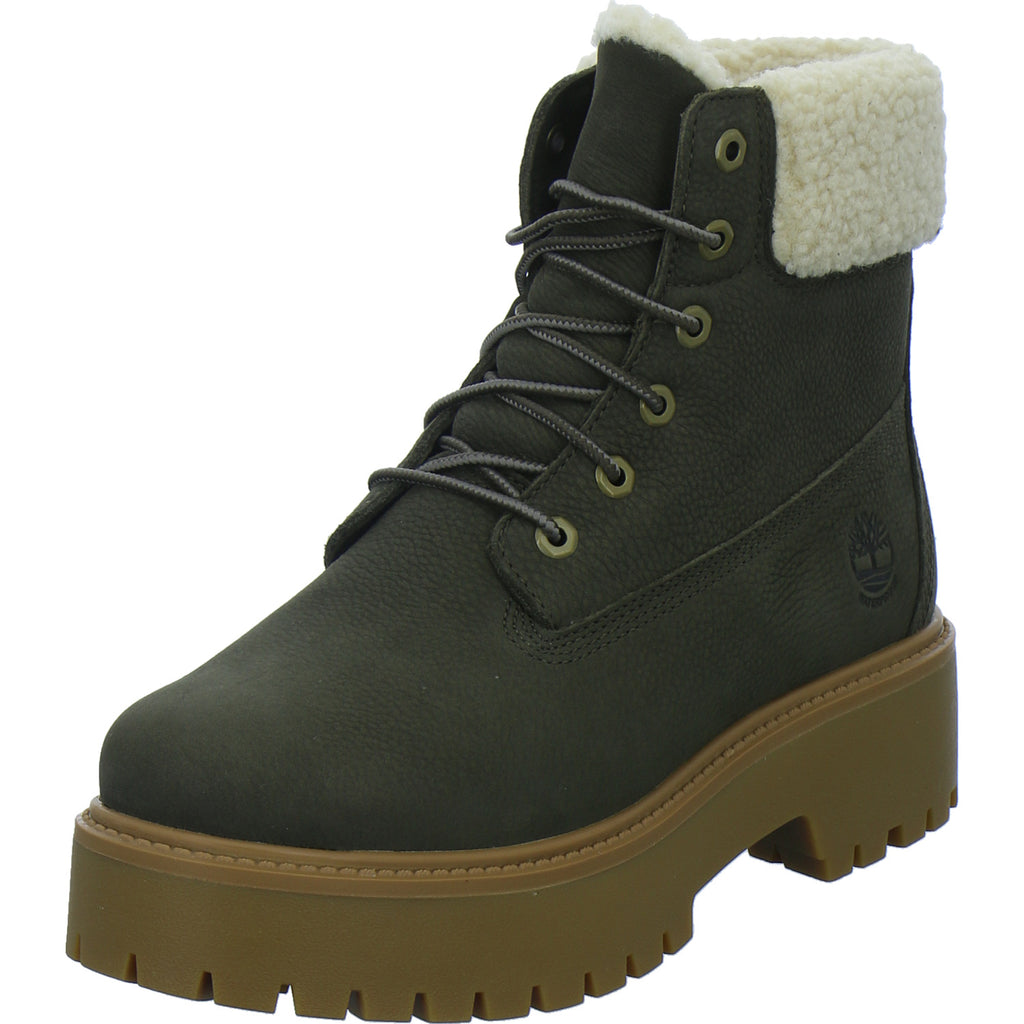 Timberland Stiefel Damen Stone Street Mid Warm oliv