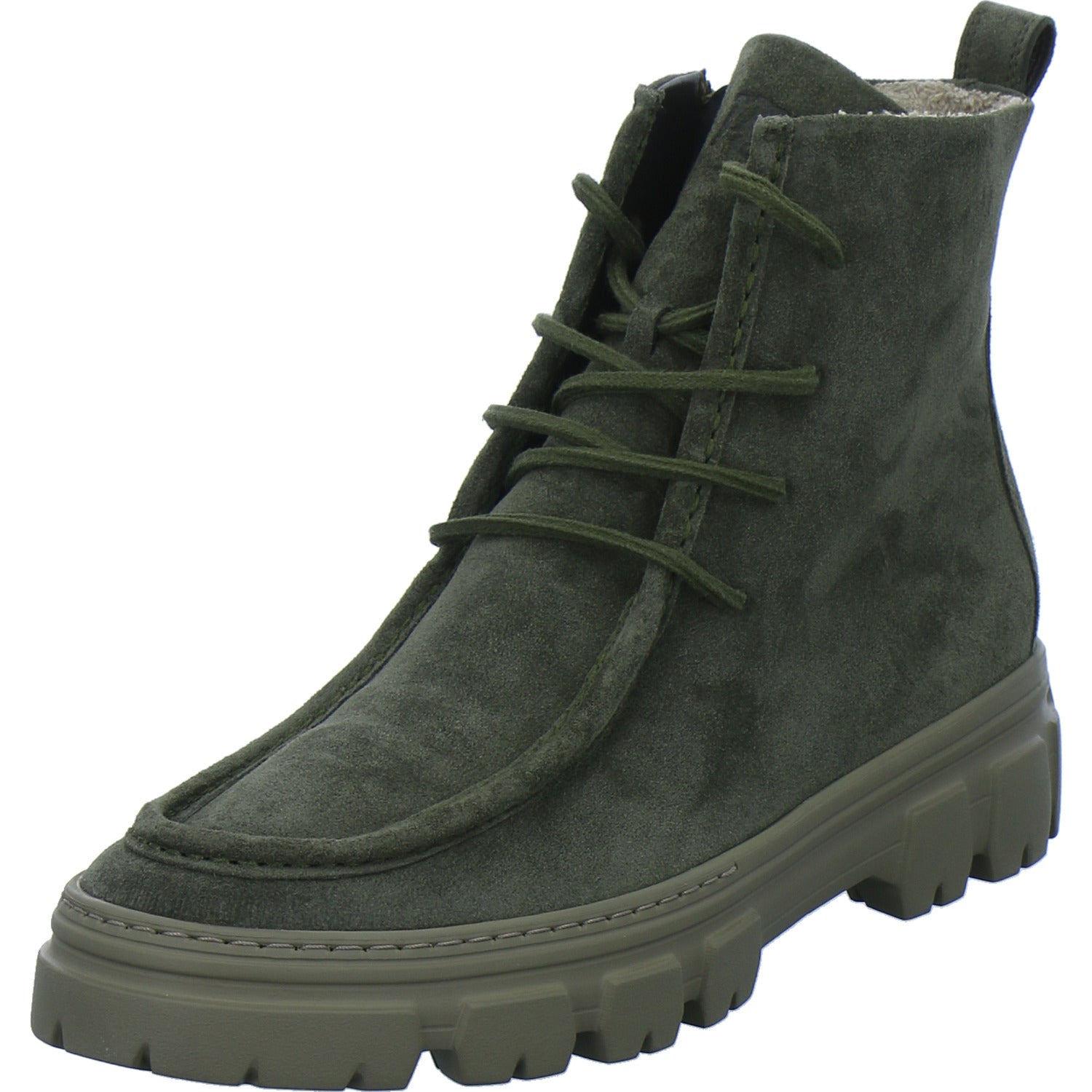 Paul Green Stiefel Damen oliv