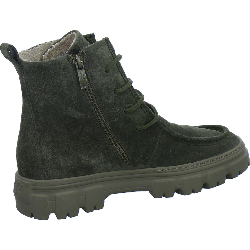 Paul Green Stiefel Damen oliv