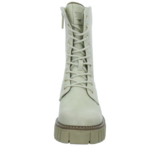 Mustang Stiefel ungefüttert Beige - 360° Ansicht