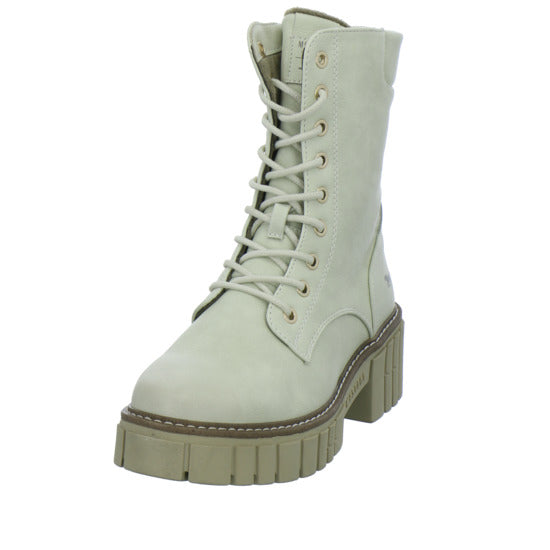 Mustang Stiefel ungefüttert Beige - 360° Ansicht