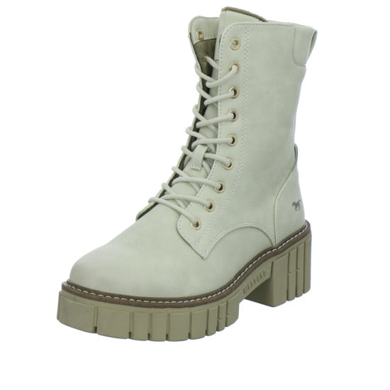 Mustang Stiefel ungefüttert Beige - 360° Ansicht