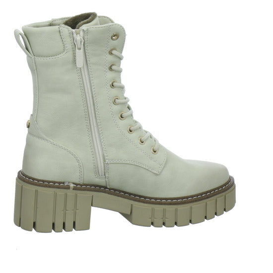 Mustang Stiefel ungefüttert Beige - 360° Ansicht