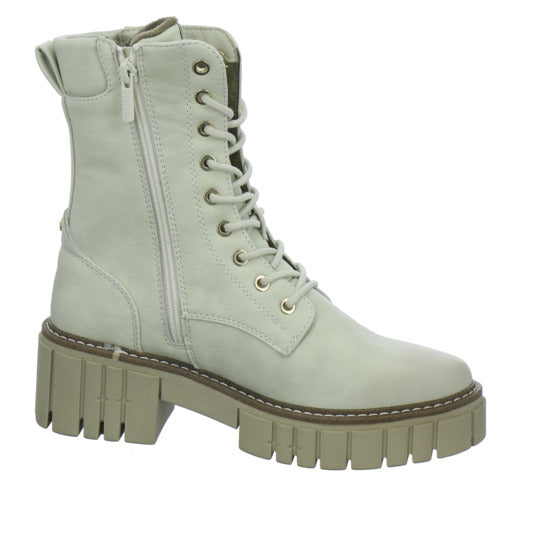 Mustang Stiefel ungefüttert Beige - 360° Ansicht
