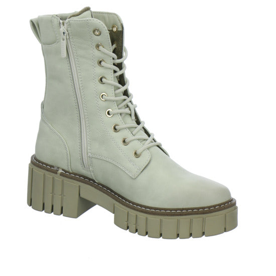 Mustang Stiefel ungefüttert Beige - 360° Ansicht