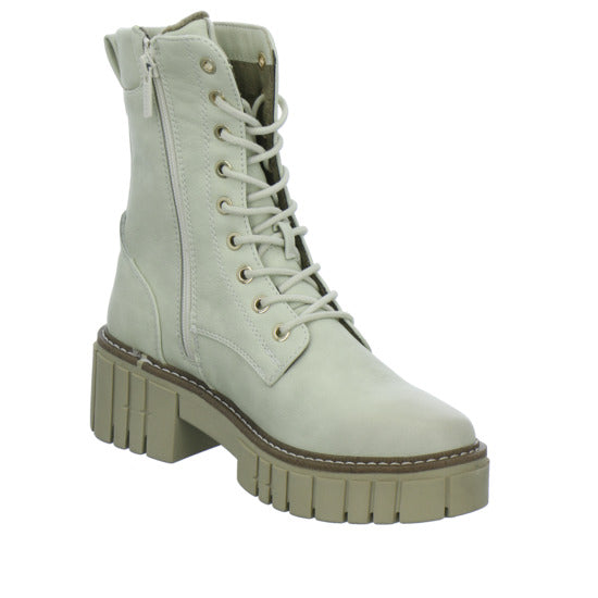 Mustang Stiefel ungefüttert Beige - 360° Ansicht