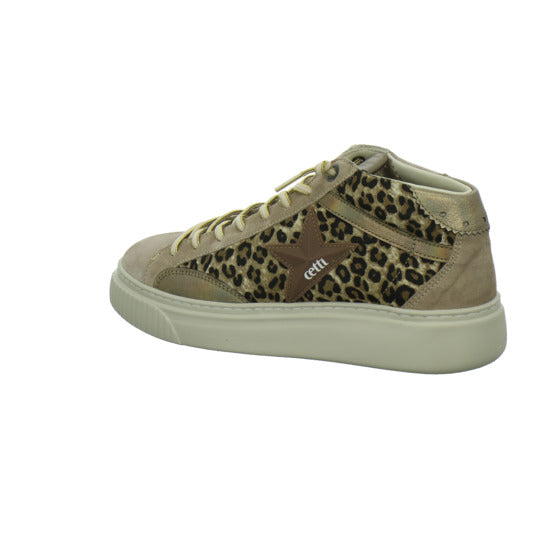 Cetti Stiefel ungefüttert Beige-kombi