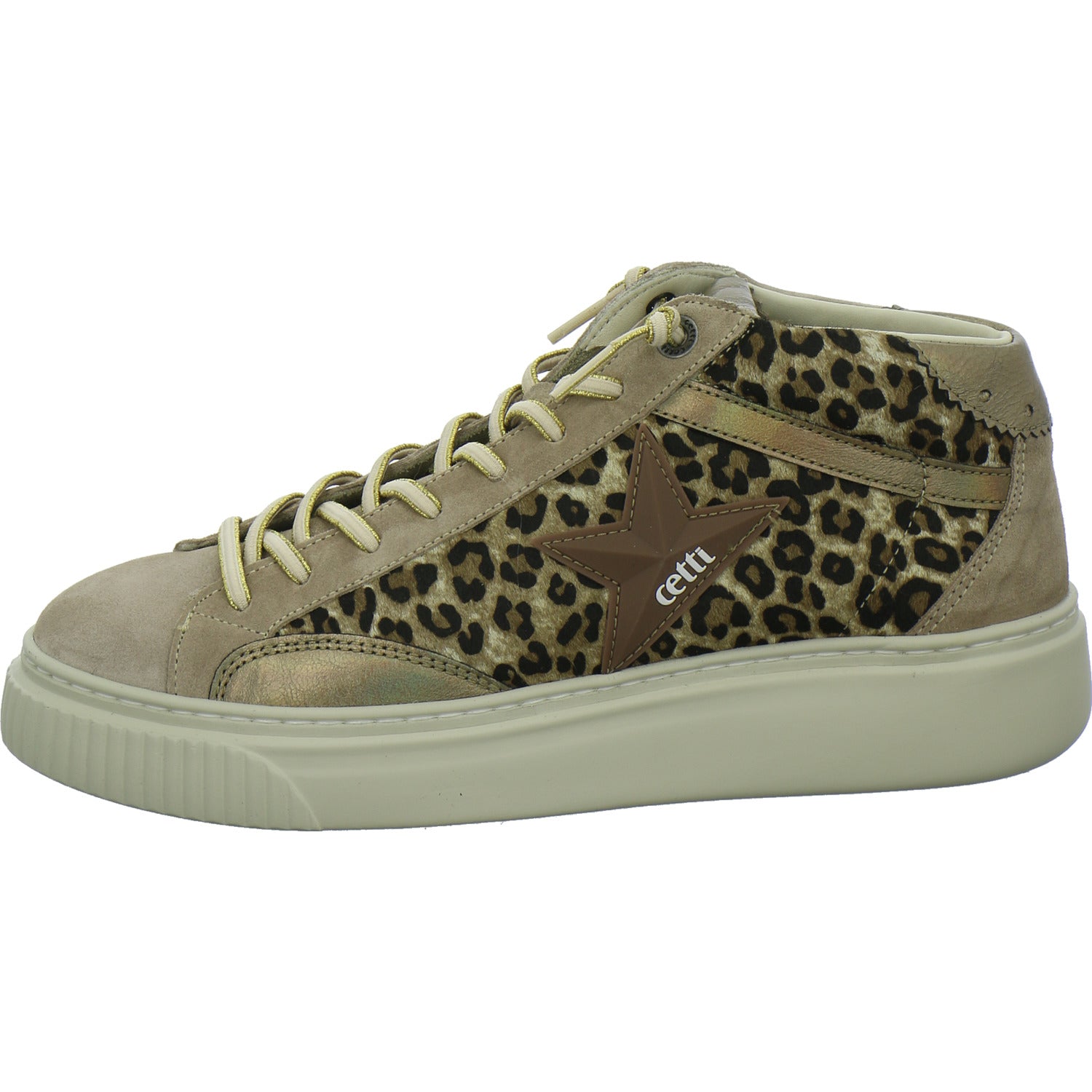 Cetti Stiefel ungefüttert Beige-kombi