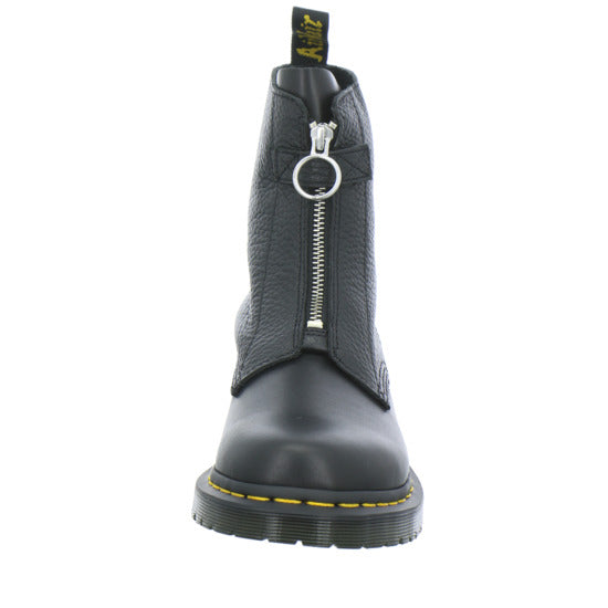 Dr. Martens 1460 Pascal Frnt Zip Stiefel ungefüttert Schwarz - 360° Ansicht