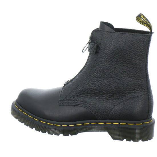 Dr. Martens 1460 Pascal Frnt Zip Stiefel ungefüttert Schwarz - 360° Ansicht