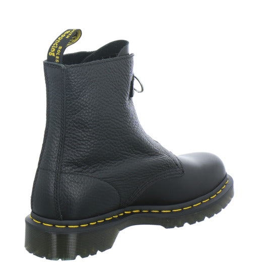 Dr. Martens 1460 Pascal Frnt Zip Stiefel ungefüttert Schwarz - 360° Ansicht