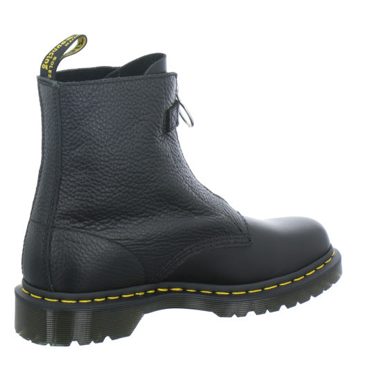 Dr. Martens 1460 Pascal Frnt Zip Stiefel ungefüttert Schwarz - 360° Ansicht