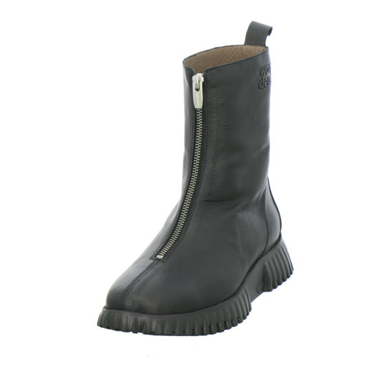 Wonders Stiefel Schwarz