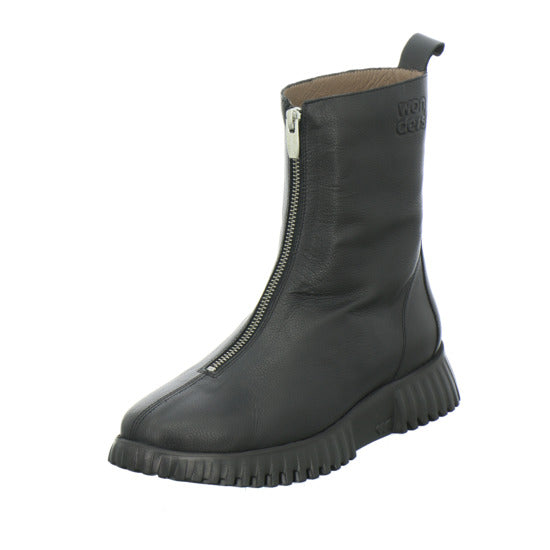 Wonders Stiefel Schwarz