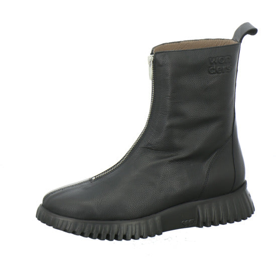 Wonders Stiefel Schwarz