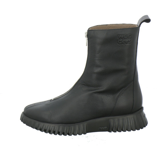 Wonders Stiefel Schwarz