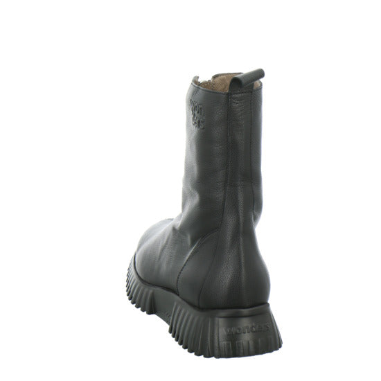 Wonders Stiefel Schwarz