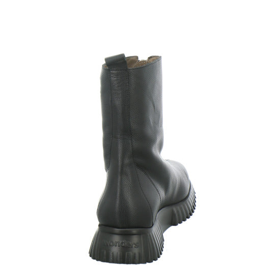 Wonders Stiefel Schwarz