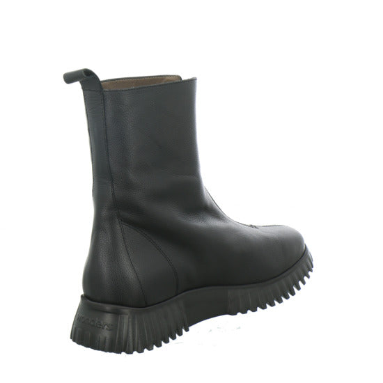 Wonders Stiefel Schwarz