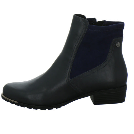 Caprice Stiefel ungefüttert Dunkelblau - 360° Ansicht
