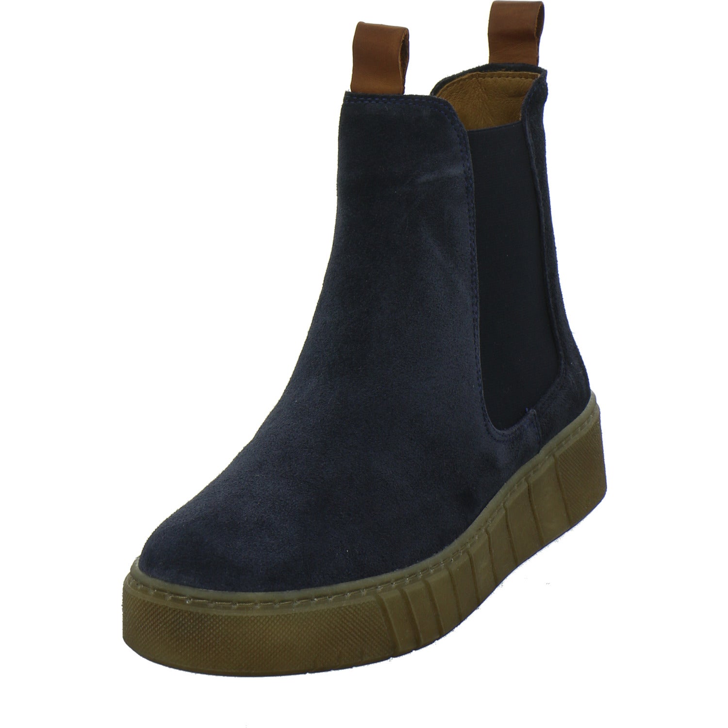 Iber Stiefel ungefüttert Dunkelblau