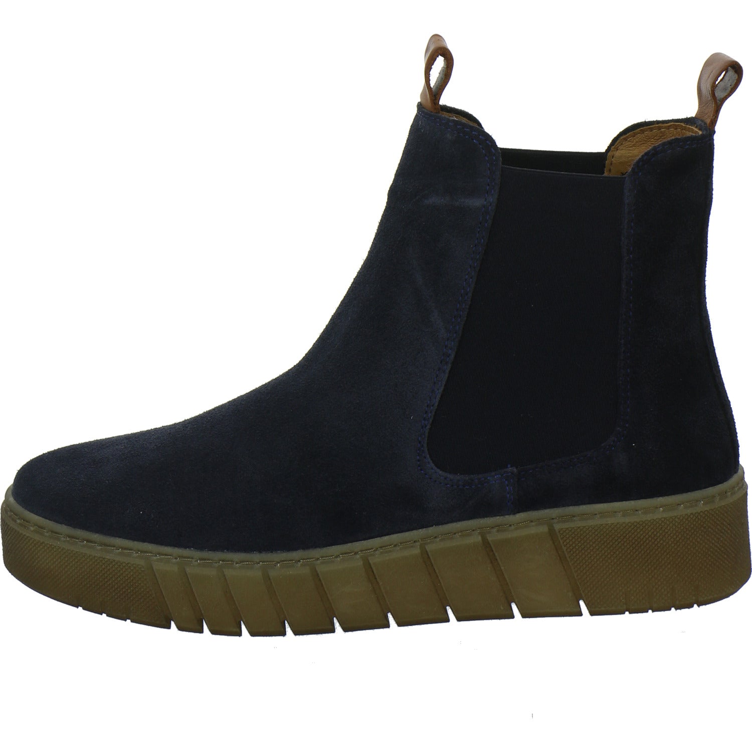 Iber Stiefel ungefüttert Dunkelblau