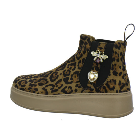 GIO+ Stiefel ungefüttert Braun-kombi - 360° Ansicht