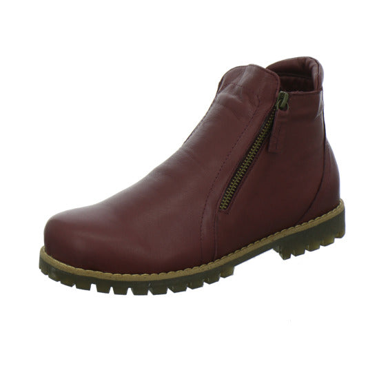 Andrea Conti Stiefel ungefüttert Bordeaux