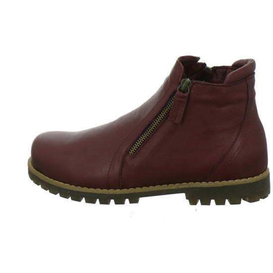 Andrea Conti Stiefel ungefüttert Bordeaux