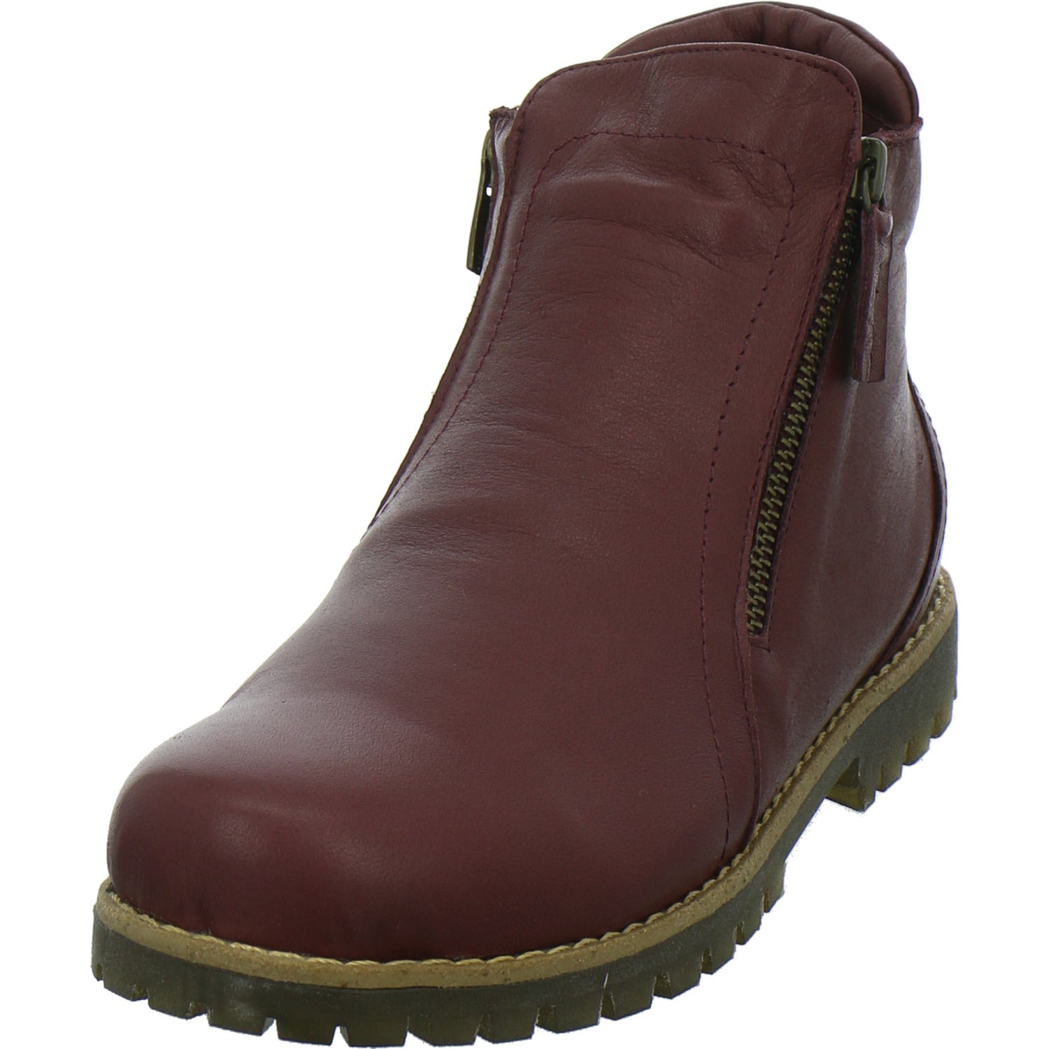 Andrea Conti Stiefel ungefüttert Bordeaux