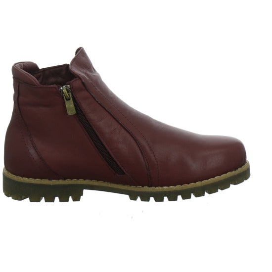 Andrea Conti Stiefel ungefüttert Bordeaux
